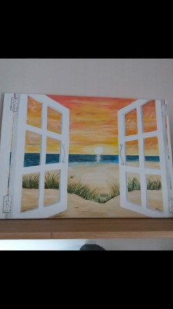 offenes Fenster acryl Marita